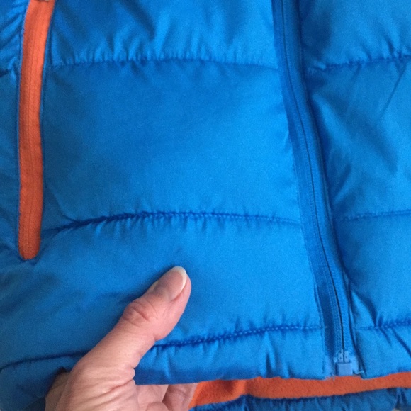 Boy’s winter warm coat / jacket / puffer blue size XS - Picture 5 of 8
